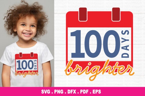 100 Days Brighter SVG: A Retro School Design Review