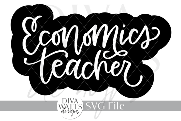 Economics Teacher Illustration SVG: An Embroidery Review