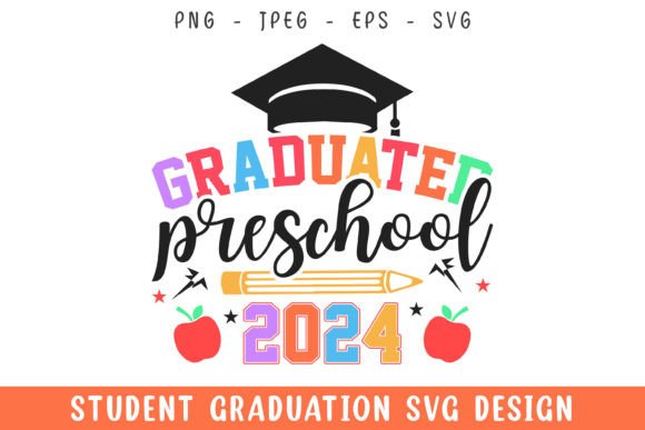 Graduated Pre School 2024 Svg Design Review