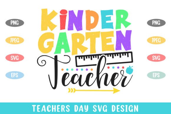 Kinder Garten Teacher Colorful Teachers: A Stitch Test