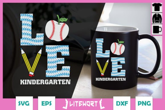Love Kindergarten Teacher Baseball SVG Review