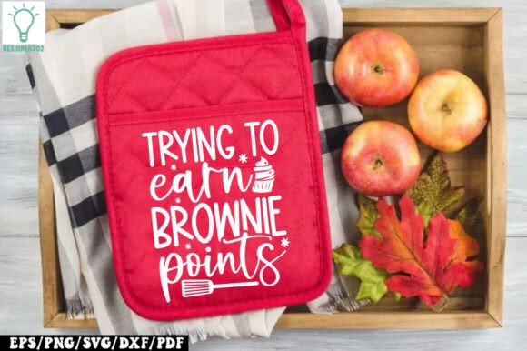 Trying to Earn Brownie Points Pot Holder Review