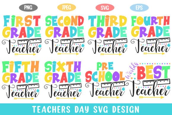 Worlds Best Teacher Colorful Teachers: A Stitch Test