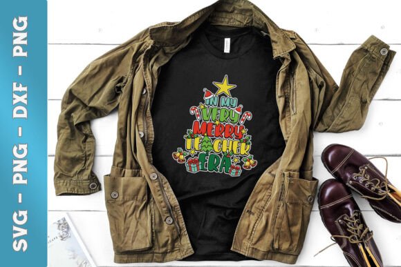Xmas in Very Merry Teacher Era SVG Review